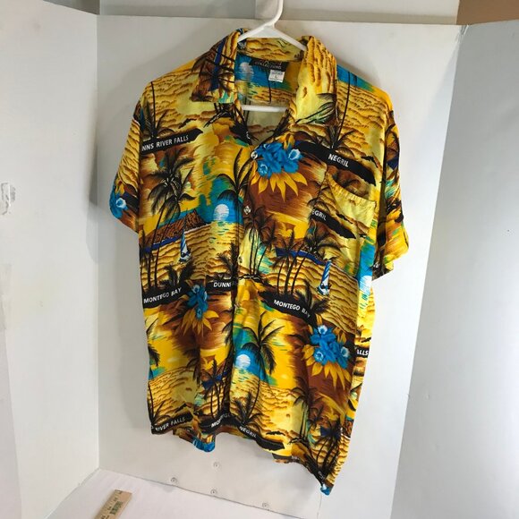 AKSHI MENS RAYON SHIRT SIZE L - Picture 6 of 7